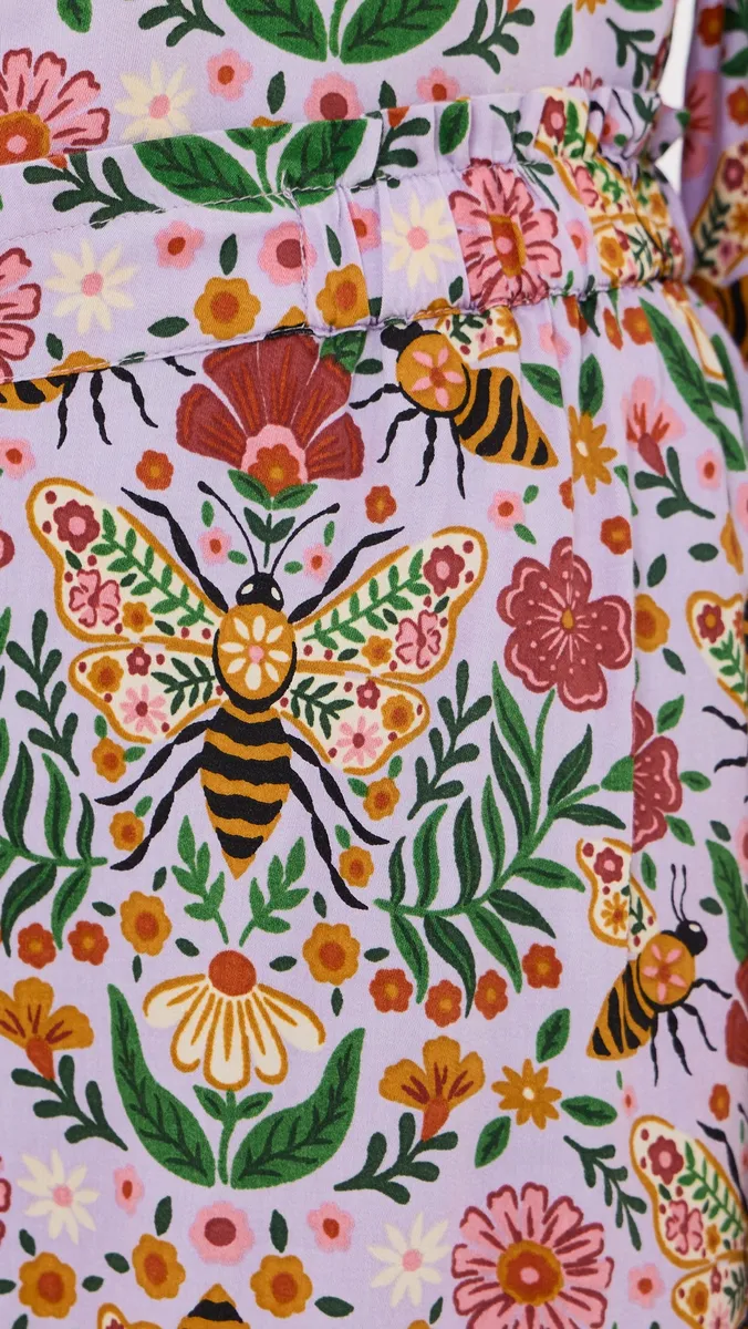 Printfresh Bee Tapestry Soho Pajama Set | Thumbnail 6 Printfresh Bee Tapestry Soho Pajama Set | Thumbnail 6