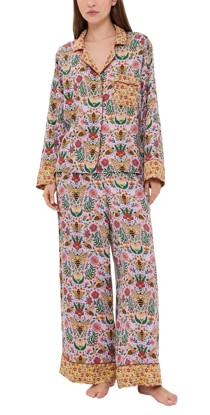 Printfresh Bee Tapestry Soho Pajama Set