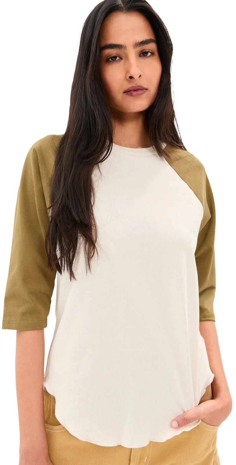 State & Lake Clayton Raglan Baseball Tee