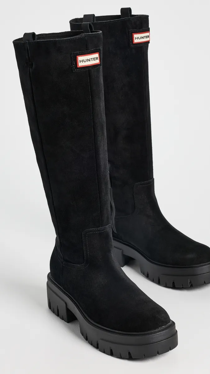 Hunter Boots Giania Suede Knee High Boots | Thumbnail 5