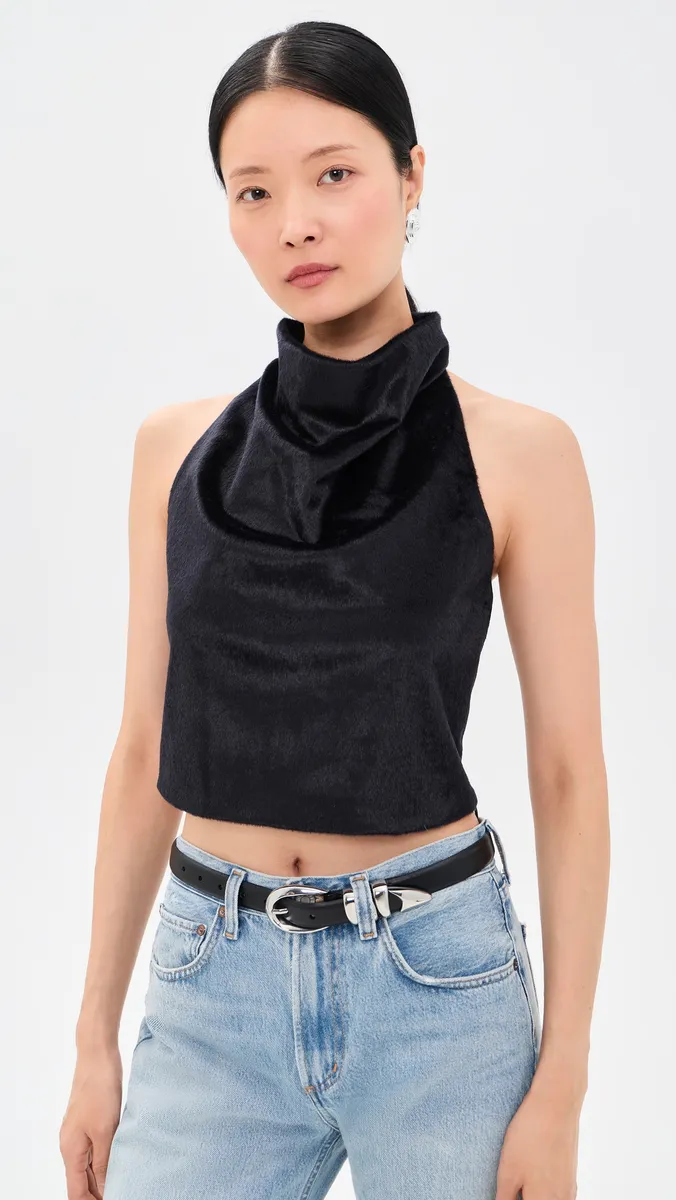 Line & Dot Casmi Faux Fur Top | Thumbnail 2