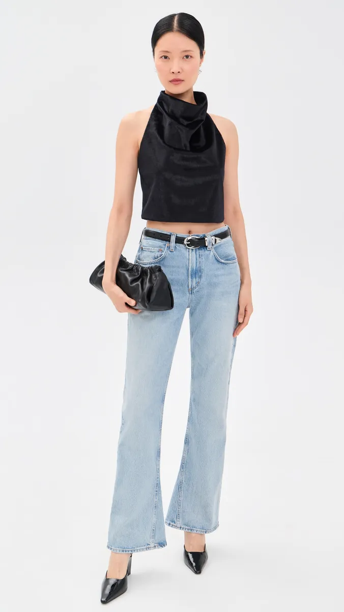 Line & Dot Casmi Faux Fur Top | Thumbnail 5