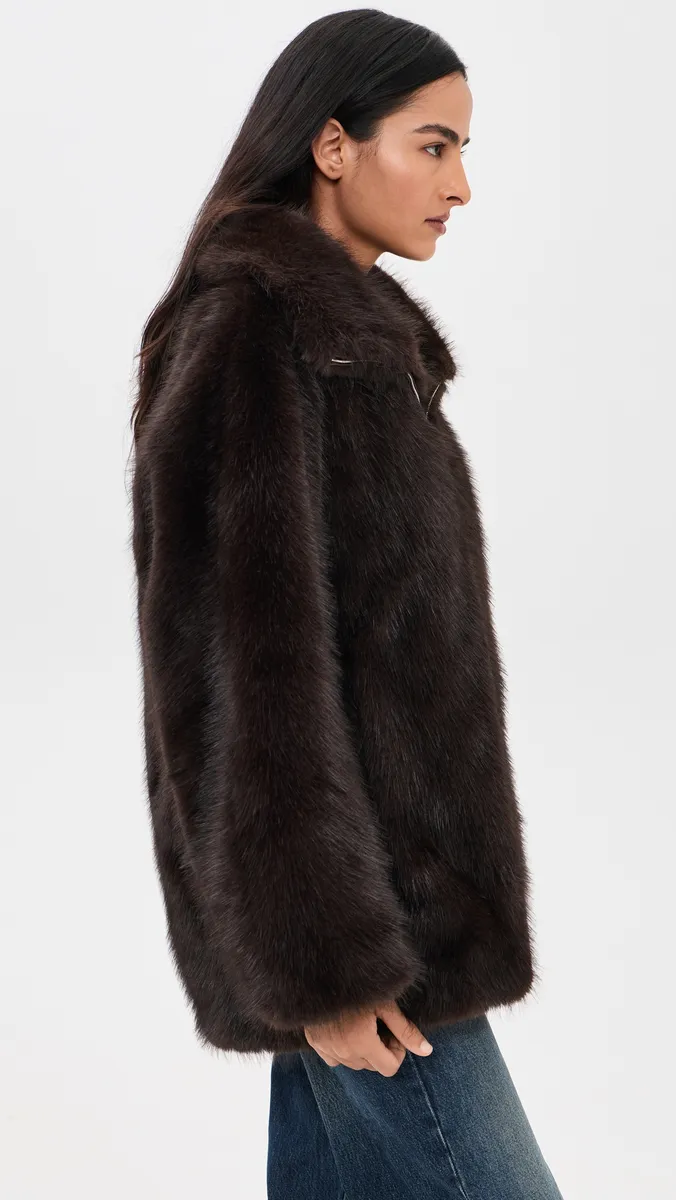 A.L.C. A. L.C. Jade Faux Fur Jacket | Thumbnail 4 A.L.C. A. L.C. Jade Faux Fur Jacket | Thumbnail 4