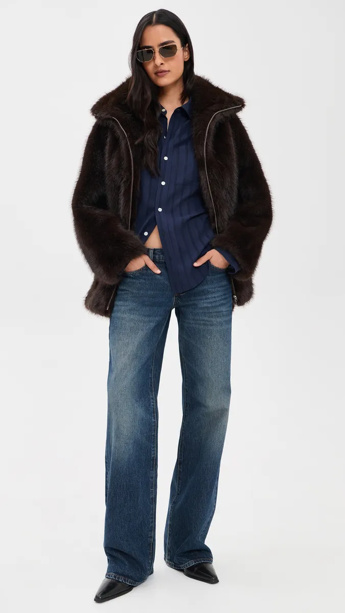 A.L.C. A. L.C. Jade Faux Fur Jacket | Thumbnail 5 A.L.C. A. L.C. Jade Faux Fur Jacket | Thumbnail 5
