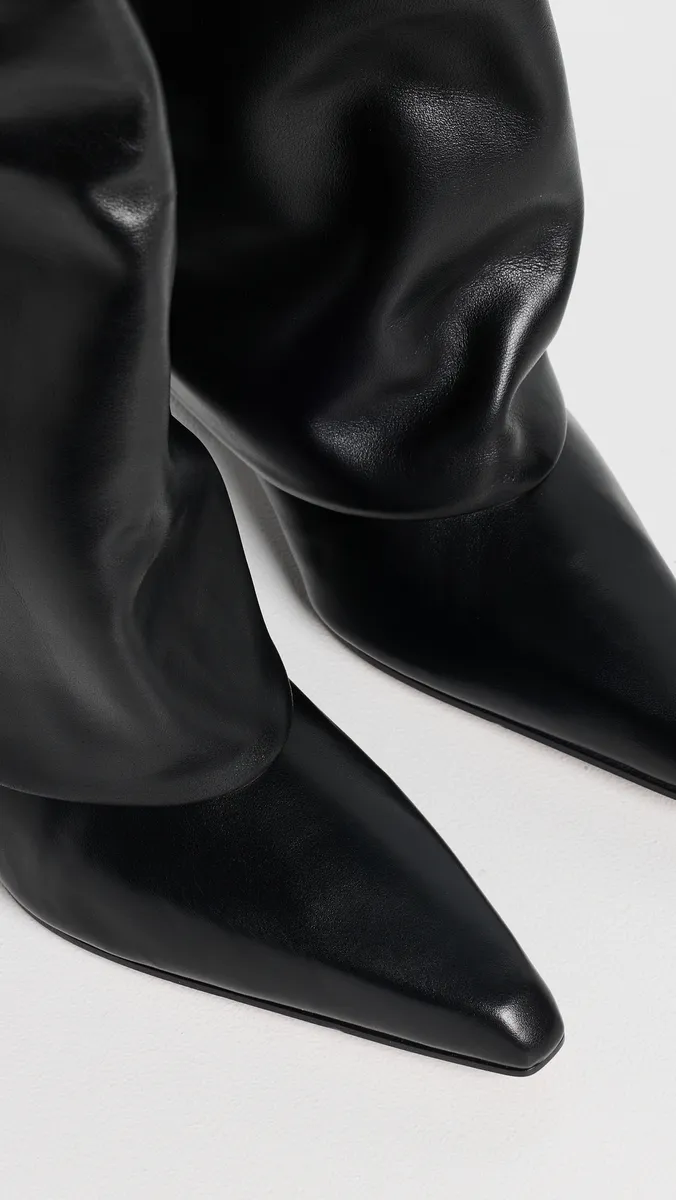 Paris Texas Jane Fold Over Leather Boots 60mm | Thumbnail 6