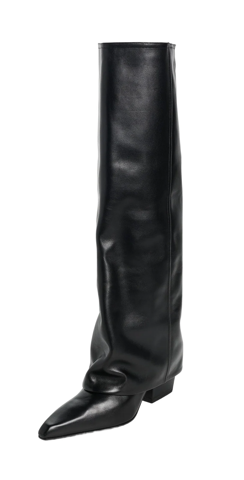 Jane Fold Over Leather Boots 60mm Jane Fold Over Leather Boots 60mm