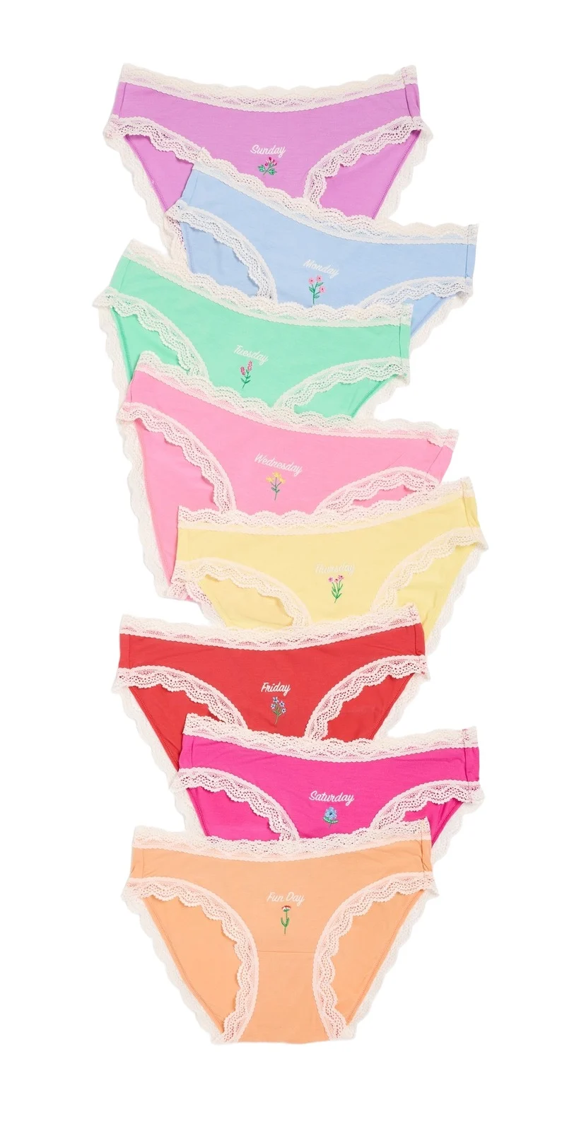 Stripe & Stare Classic Knickers 8 Pack