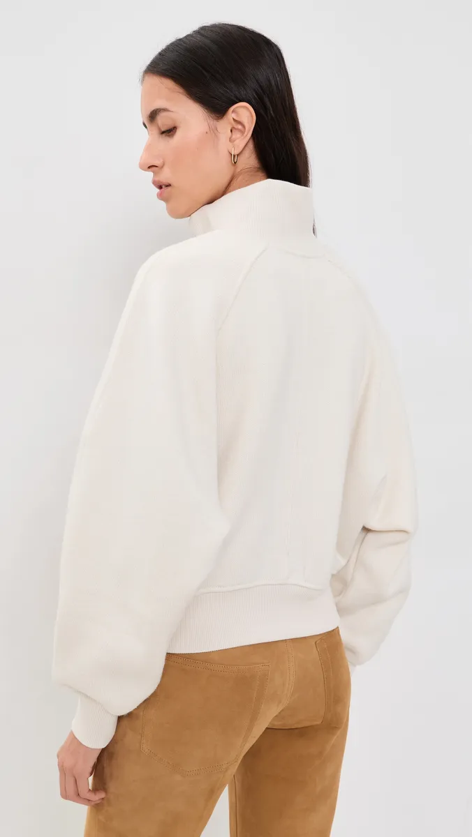 Polo Ralph Lauren Lofty Knit Long Sleeve Mock Neck Full Zip Sweatshirt | Thumbnail 3