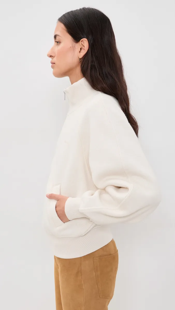 Polo Ralph Lauren Lofty Knit Long Sleeve Mock Neck Full Zip Sweatshirt | Thumbnail 4