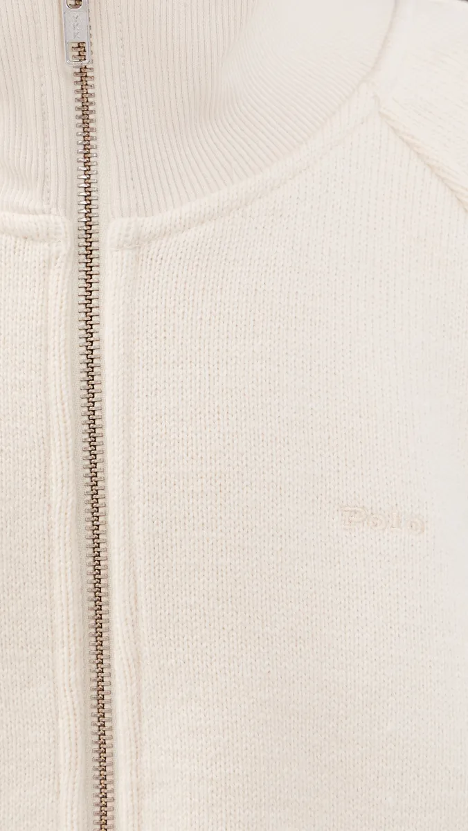 Polo Ralph Lauren Lofty Knit Long Sleeve Mock Neck Full Zip Sweatshirt | Thumbnail 6