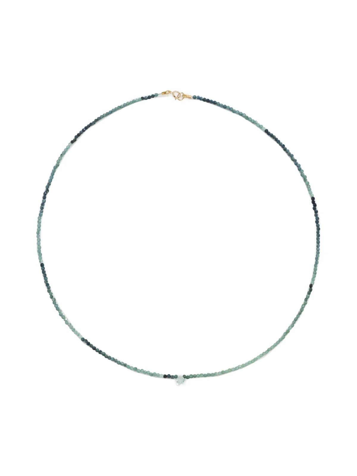 Blue Tourmaline Aqua Raindrop Necklace Blue Tourmaline Aqua Raindrop Necklace