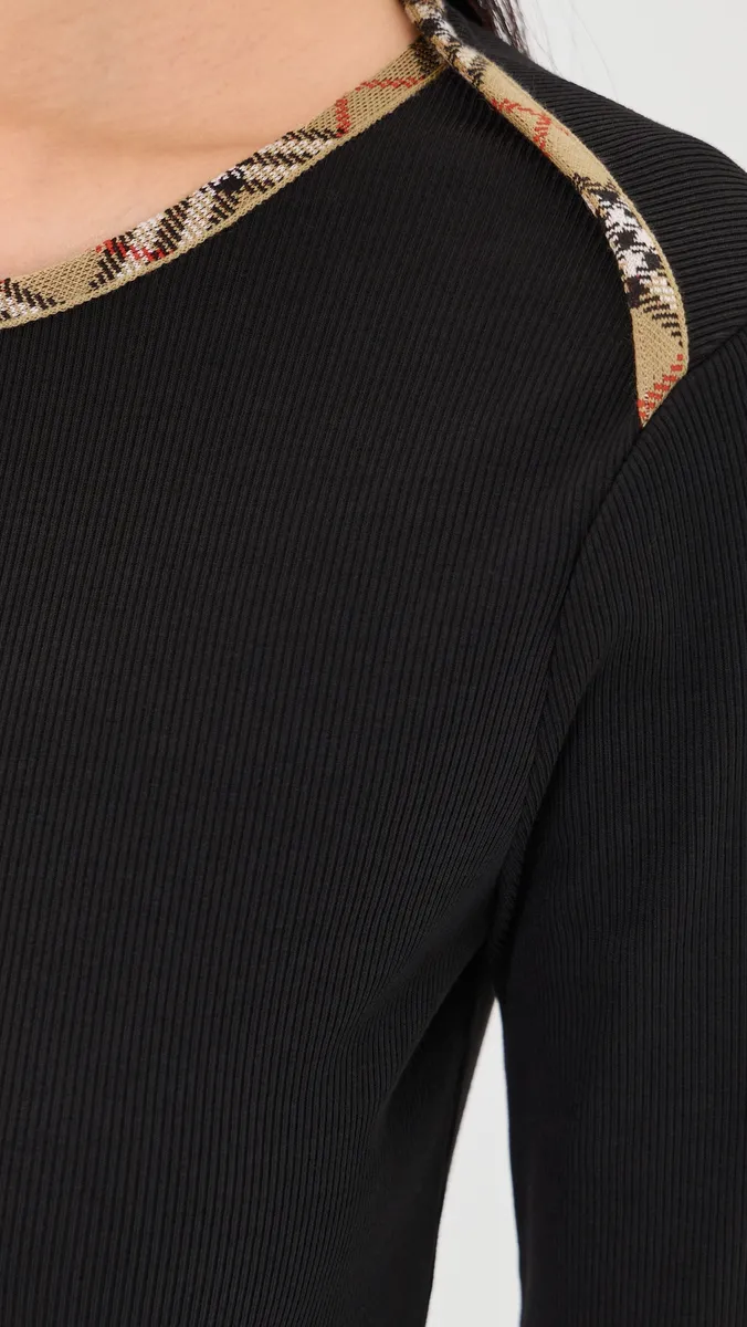 Burberry Stephanie Long Sleeve Top | Thumbnail 6 Burberry Stephanie Long Sleeve Top | Thumbnail 6