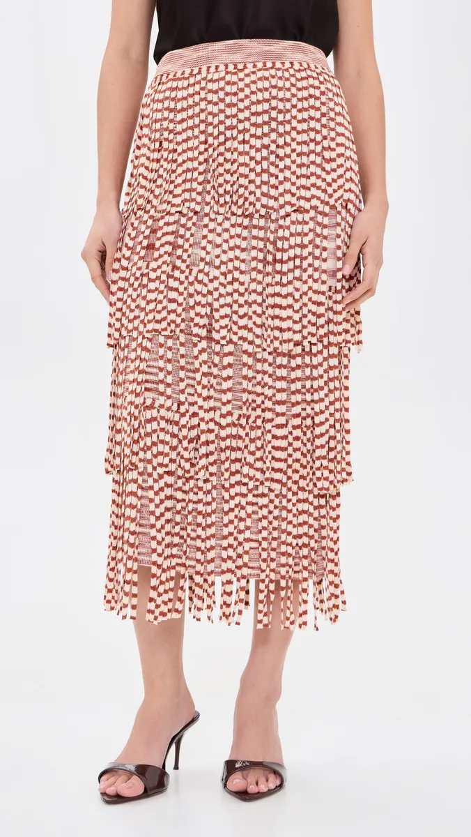 SIMONMILLER Za Za Knit Fringe Skirt | Thumbnail 2 SIMONMILLER Za Za Knit Fringe Skirt | Thumbnail 2