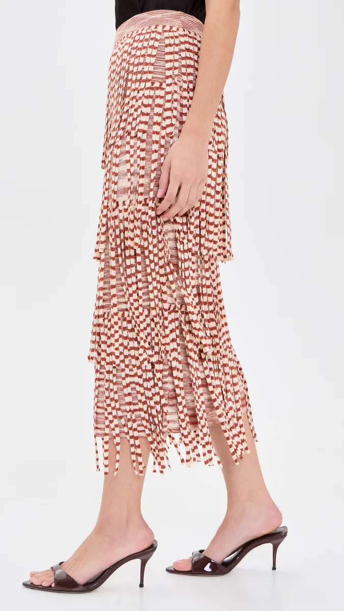 SIMONMILLER Za Za Knit Fringe Skirt | Thumbnail 4 SIMONMILLER Za Za Knit Fringe Skirt | Thumbnail 4