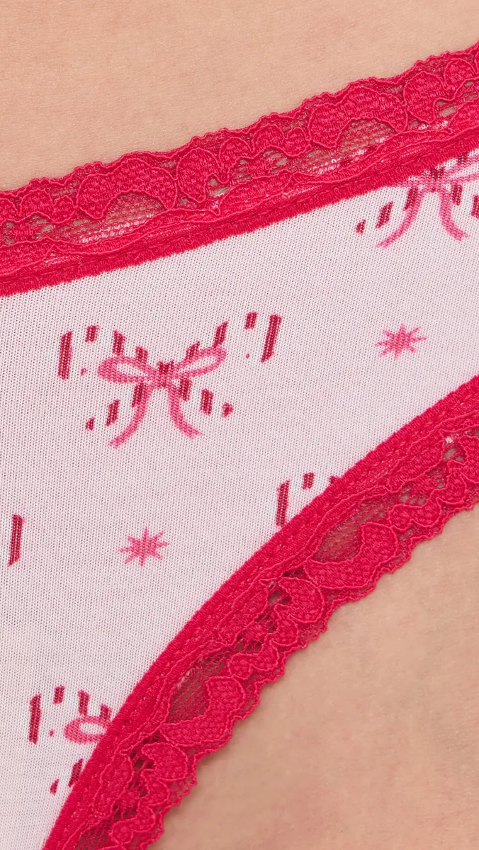Stripe & Stare Thong 4 Pack | Thumbnail 5