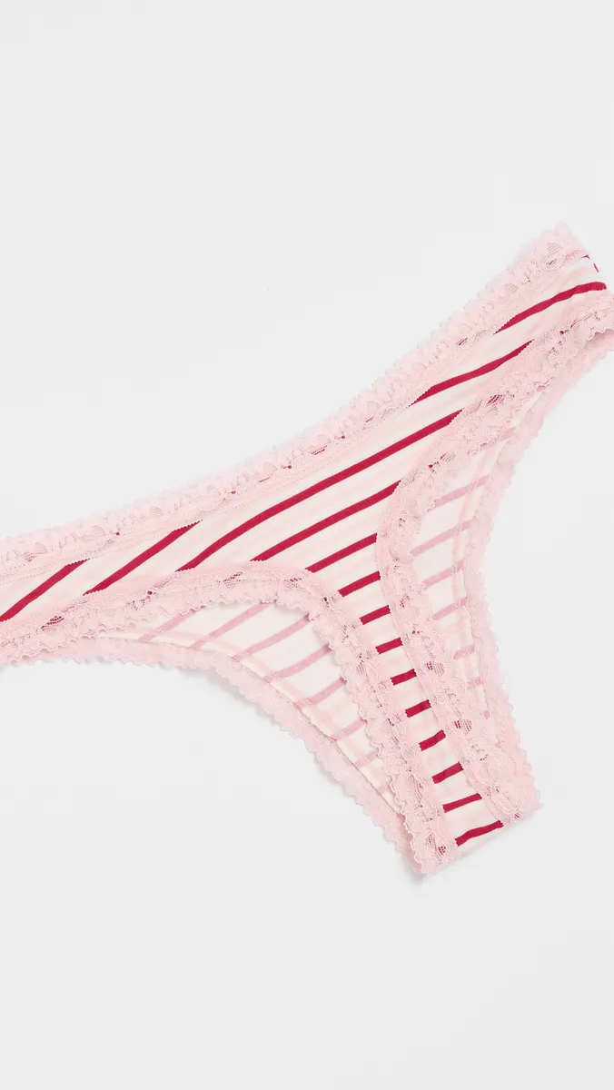 Stripe & Stare Thong 4 Pack | Thumbnail 6
