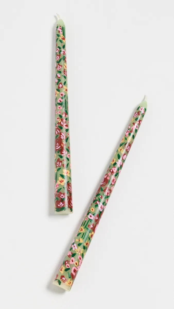 Farm Rio Set of 2 Tiny Bouquet Tapper Candles | Thumbnail 2
