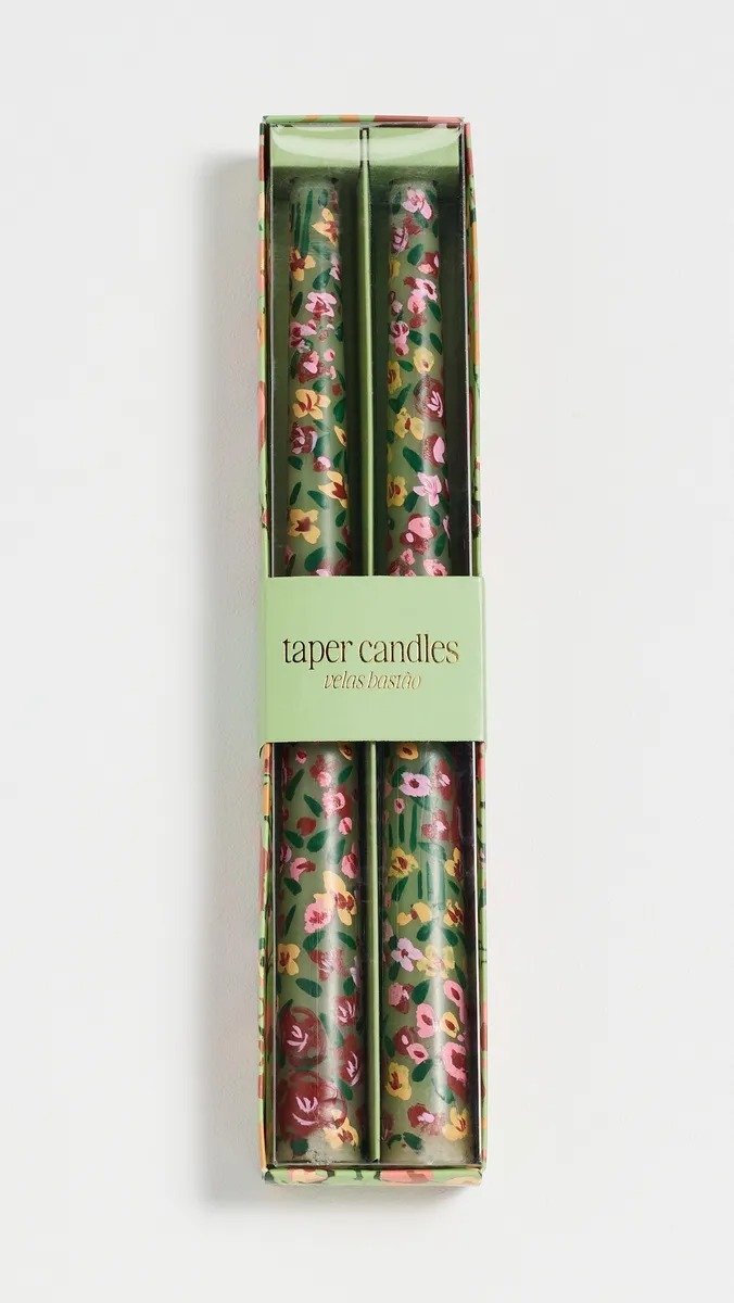 Farm Rio Set of 2 Tiny Bouquet Tapper Candles | Thumbnail 3