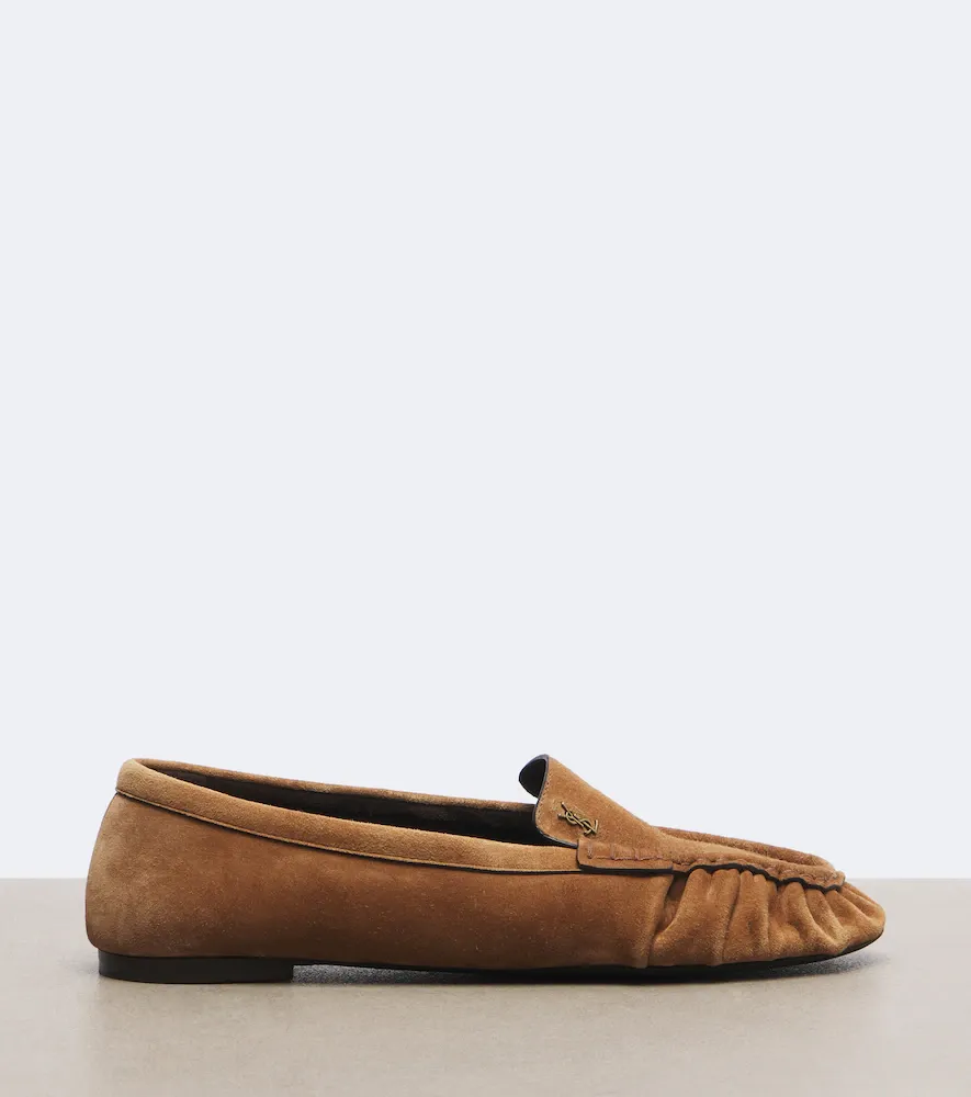 Saint Laurent Loaferino suede loafers | Thumbnail 4 Saint Laurent Loaferino suede loafers | Thumbnail 4