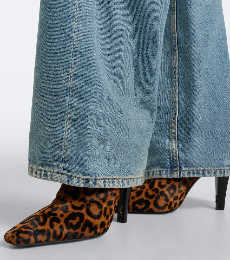 Saint Laurent Jill leopard-print calf hair ankle boots | Thumbnail 6 Saint Laurent Jill leopard-print calf hair ankle boots | Thumbnail 6