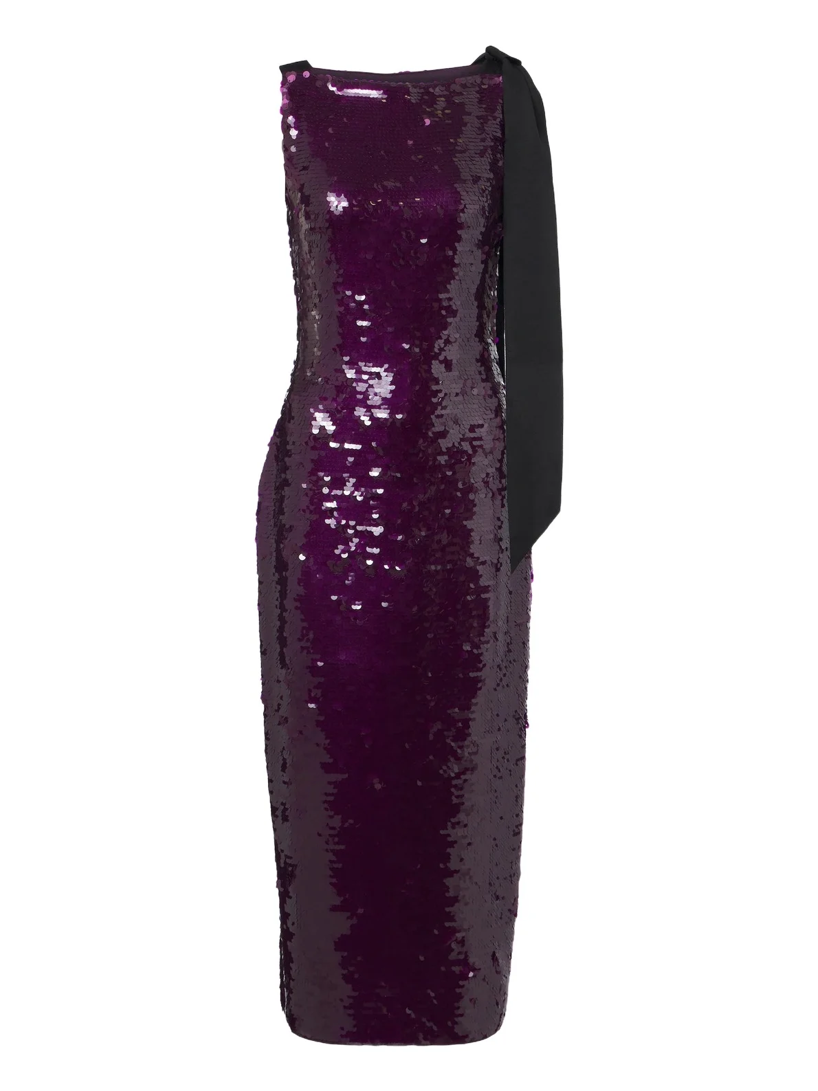 Carolina Herrera Tie-detail sequined cocktail dress