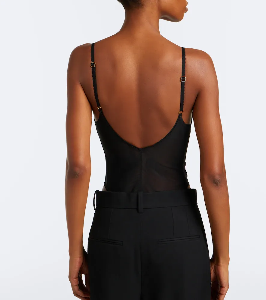 BLUMARINE Sheer lace bodysuit | Thumbnail 5