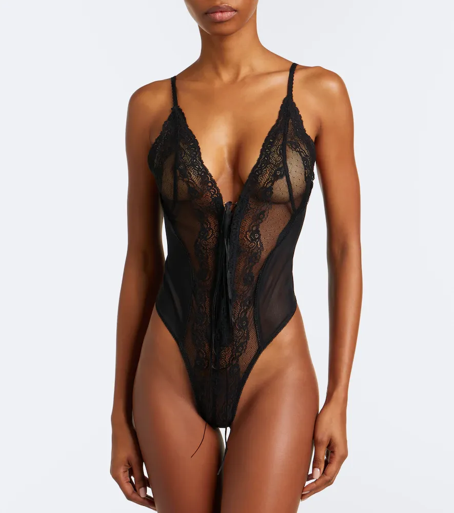 BLUMARINE Sheer lace bodysuit | Thumbnail 6
