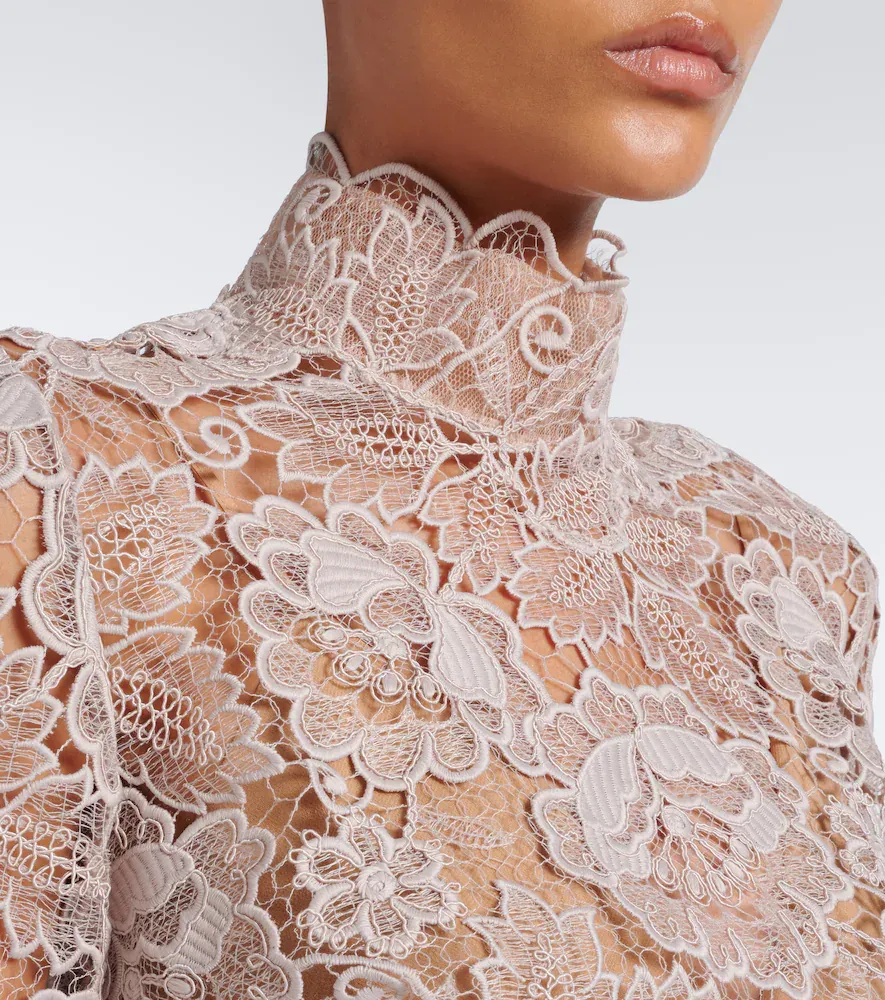 Elie Saab Guipure lace top | Thumbnail 3 Elie Saab Guipure lace top | Thumbnail 3