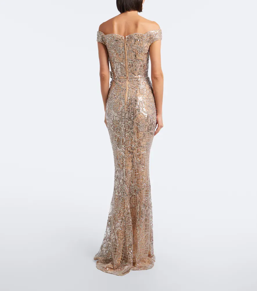 Elie Saab Embellished silk-blend tulle gown | Thumbnail 6 Elie Saab Embellished silk-blend tulle gown | Thumbnail 6