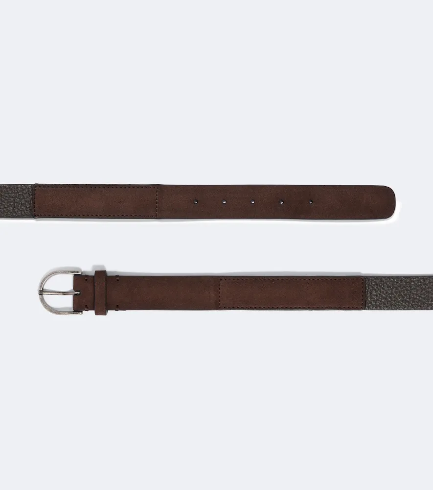 Giorgio Armani Leather and suede belt | Thumbnail 2 Giorgio Armani Leather and suede belt | Thumbnail 2