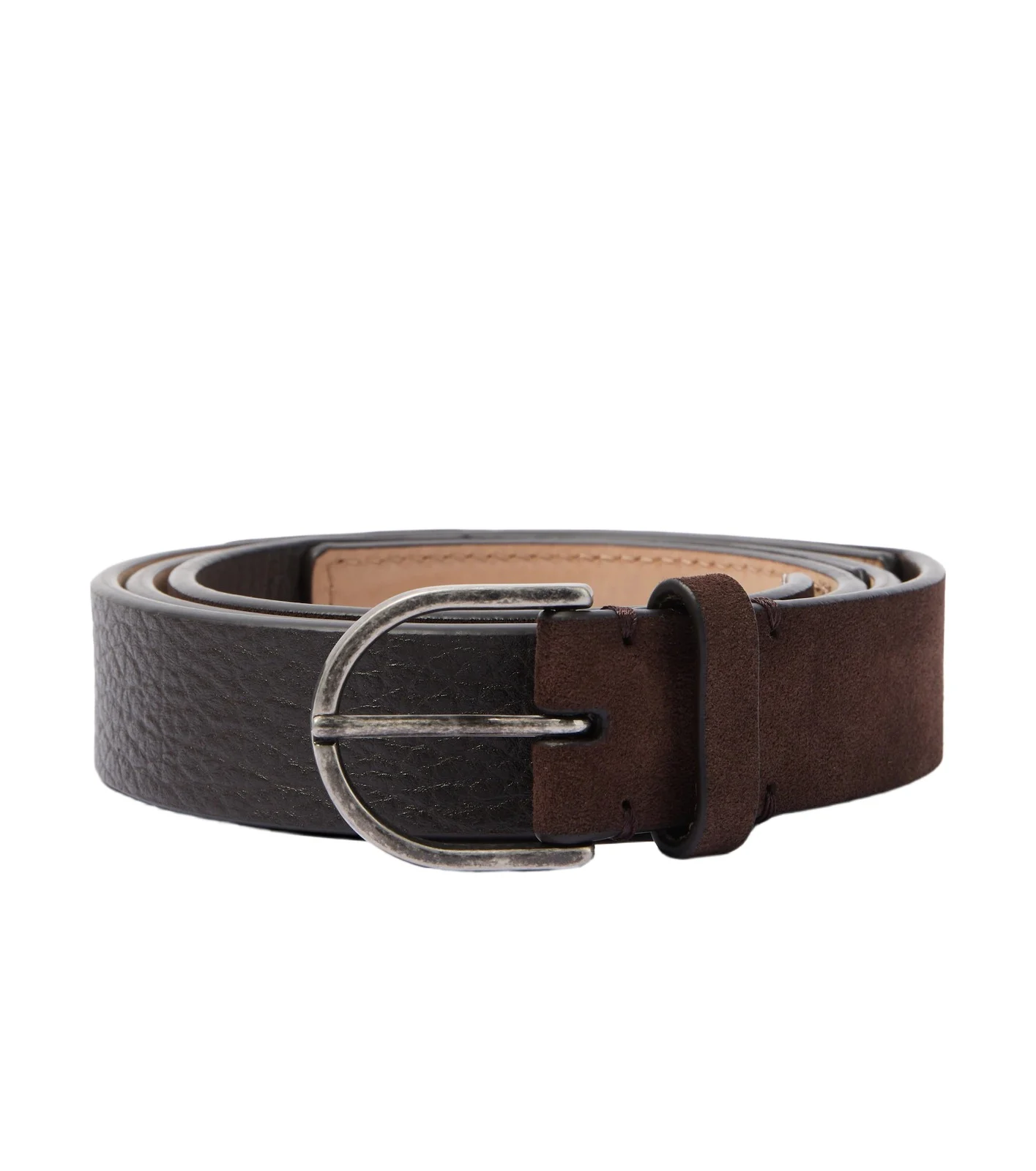 Giorgio Armani Leather and suede belt
