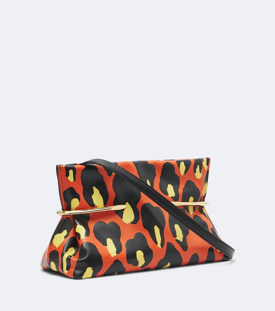 Givenchy Pinch Soft leopard-print leather clutch | Thumbnail 2