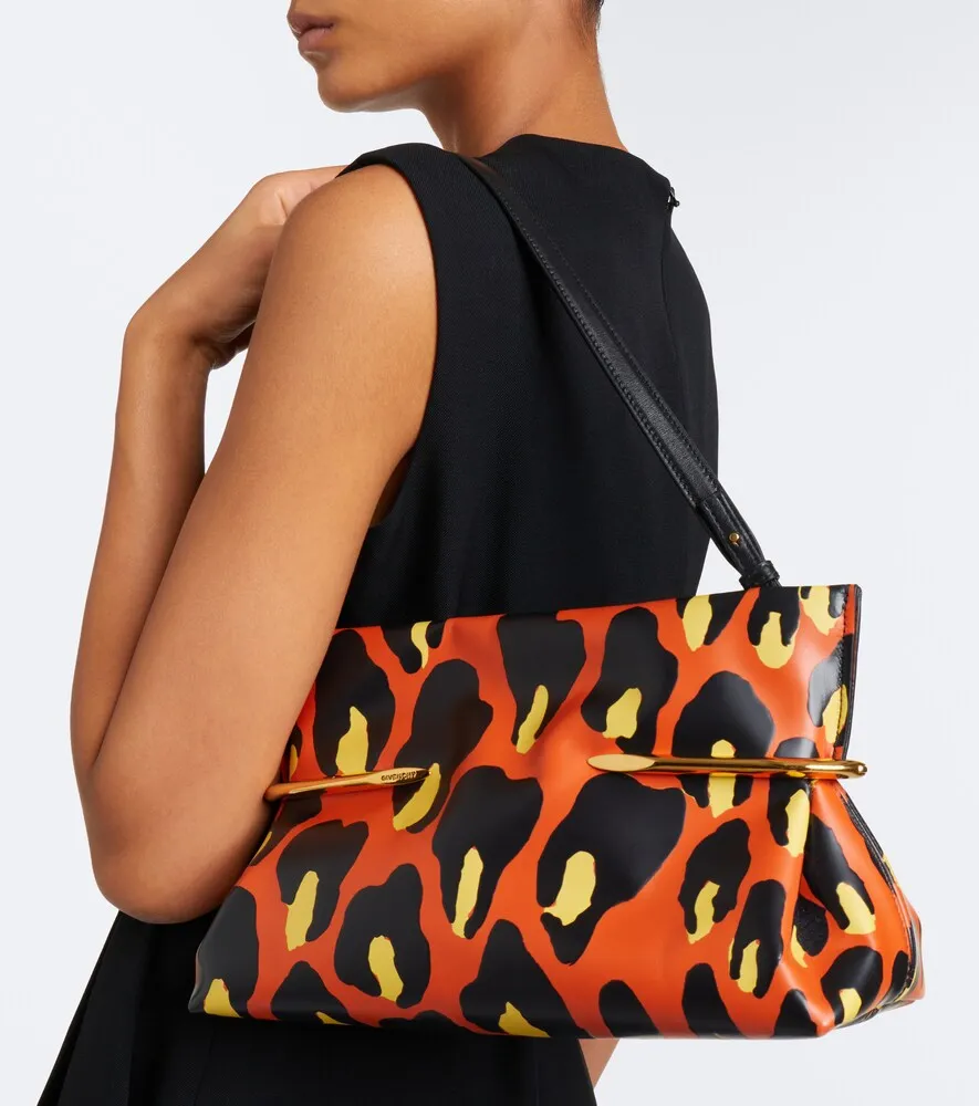 Givenchy Pinch Soft leopard-print leather clutch | Thumbnail 6