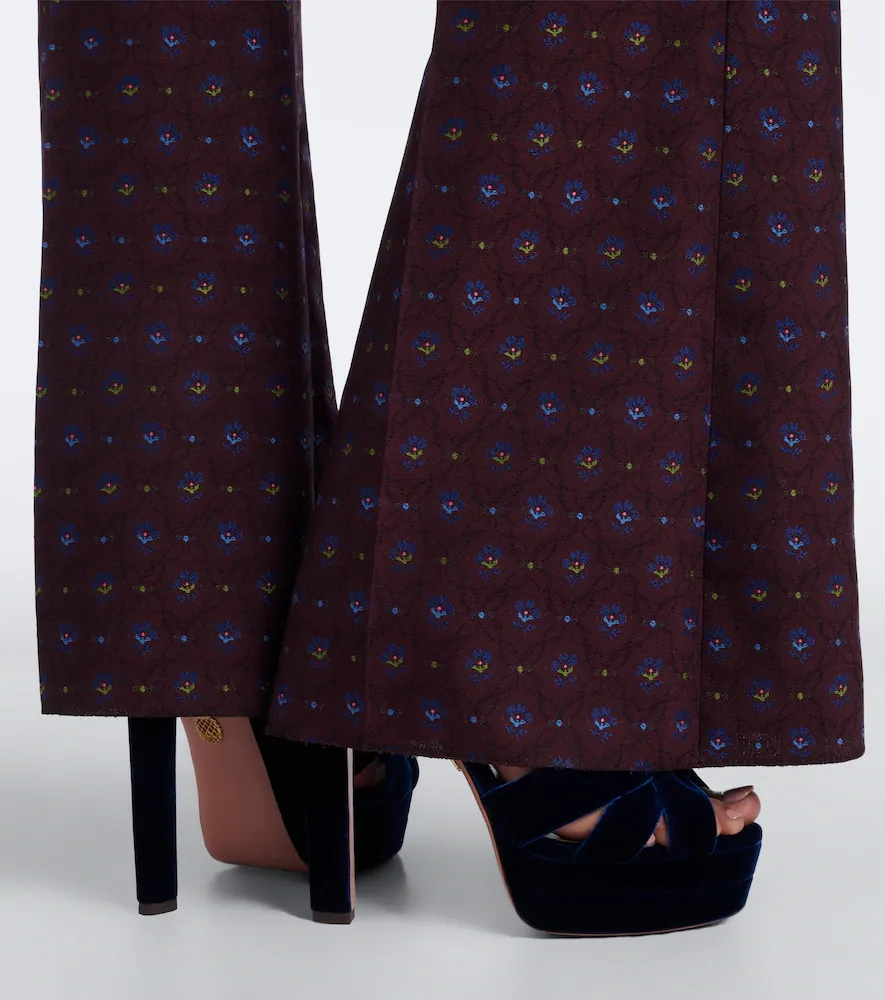 Aquazzura Cupid Plateau velvet platform sandals | Thumbnail 6