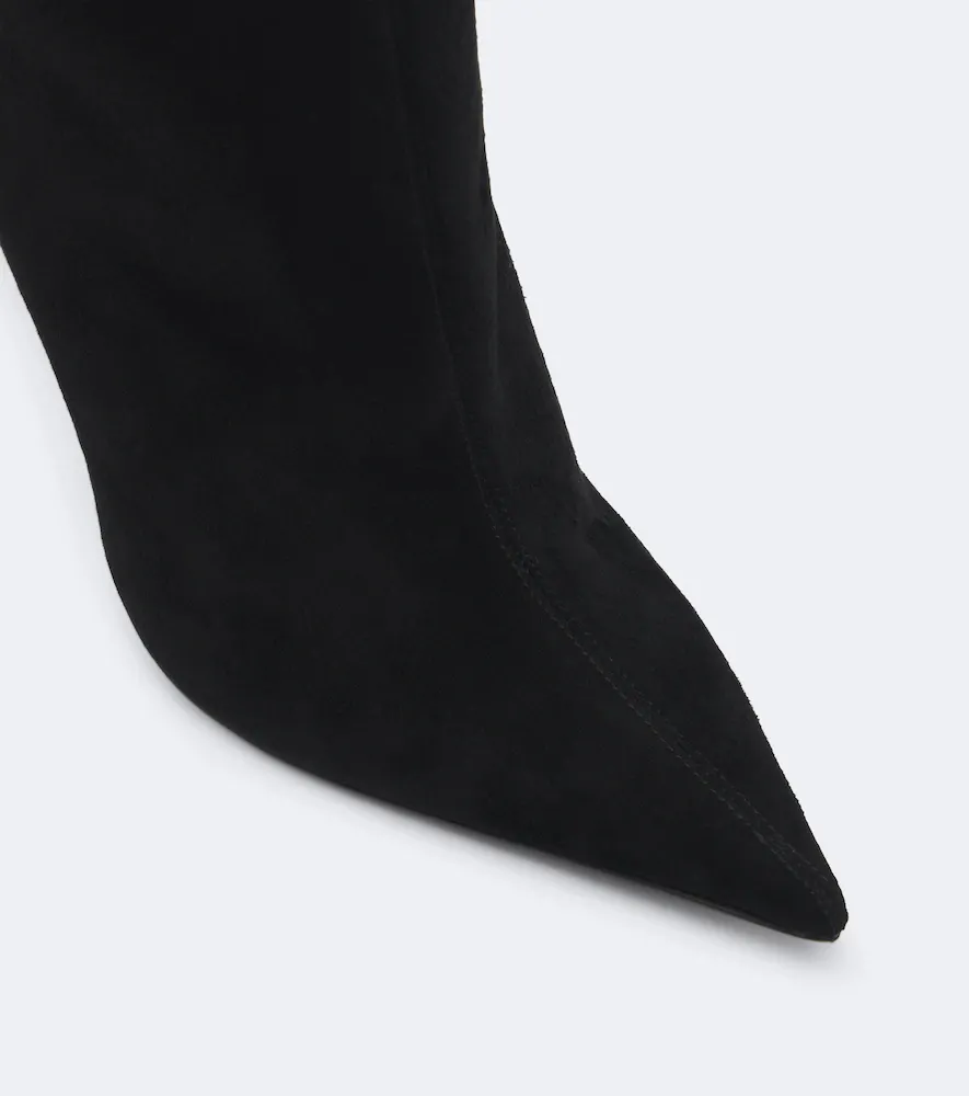 Paris Texas Lidia shearling-trimmed suede ankle boots | Thumbnail 2 Paris Texas Lidia shearling-trimmed suede ankle boots | Thumbnail 2