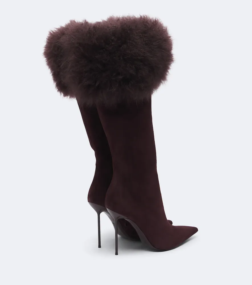 Paris Texas Lidia suede knee-high boots | Thumbnail 3