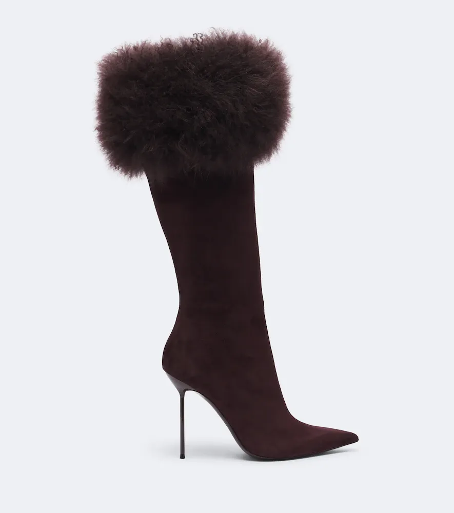 Paris Texas Lidia suede knee-high boots | Thumbnail 4