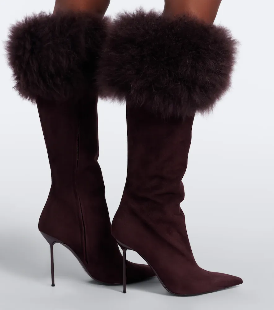 Paris Texas Lidia suede knee-high boots | Thumbnail 5