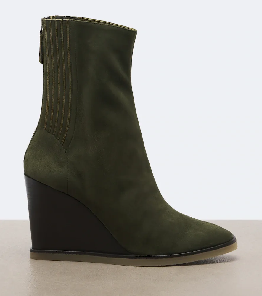 Aquazzura Saint Honoré suede wedge ankle boots | Thumbnail 3 Aquazzura Saint Honoré suede wedge ankle boots | Thumbnail 3