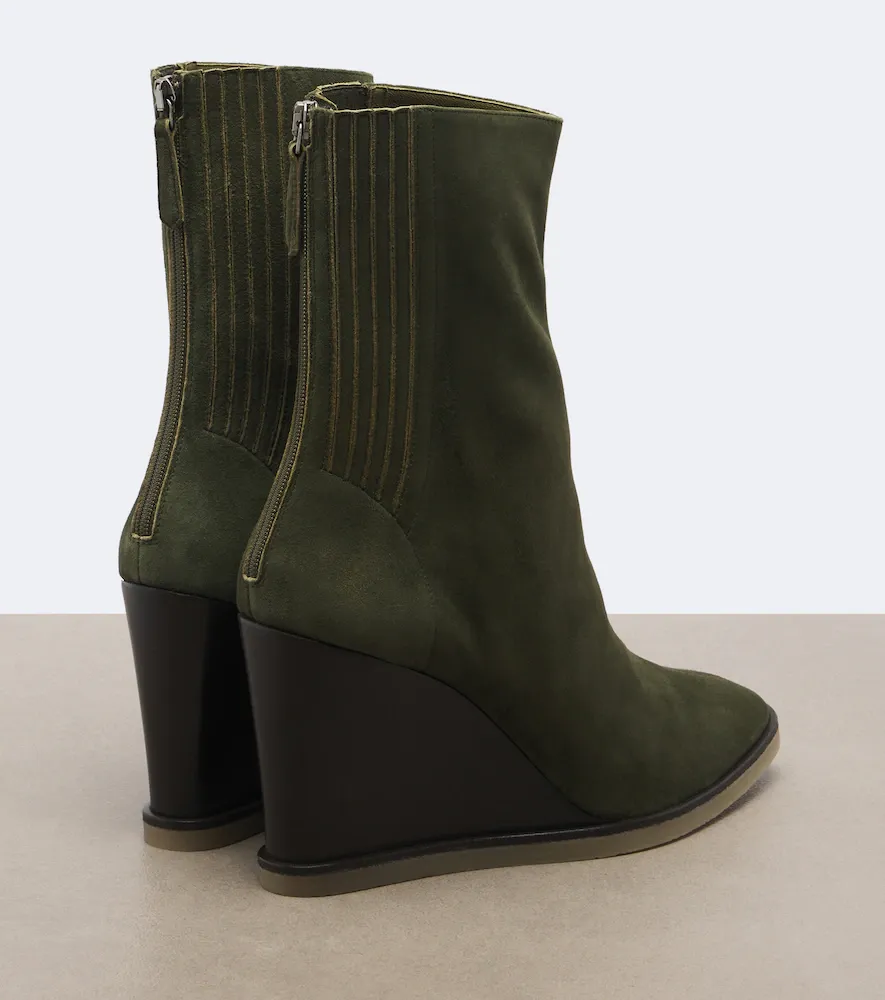 Aquazzura Saint Honoré suede wedge ankle boots | Thumbnail 4 Aquazzura Saint Honoré suede wedge ankle boots | Thumbnail 4