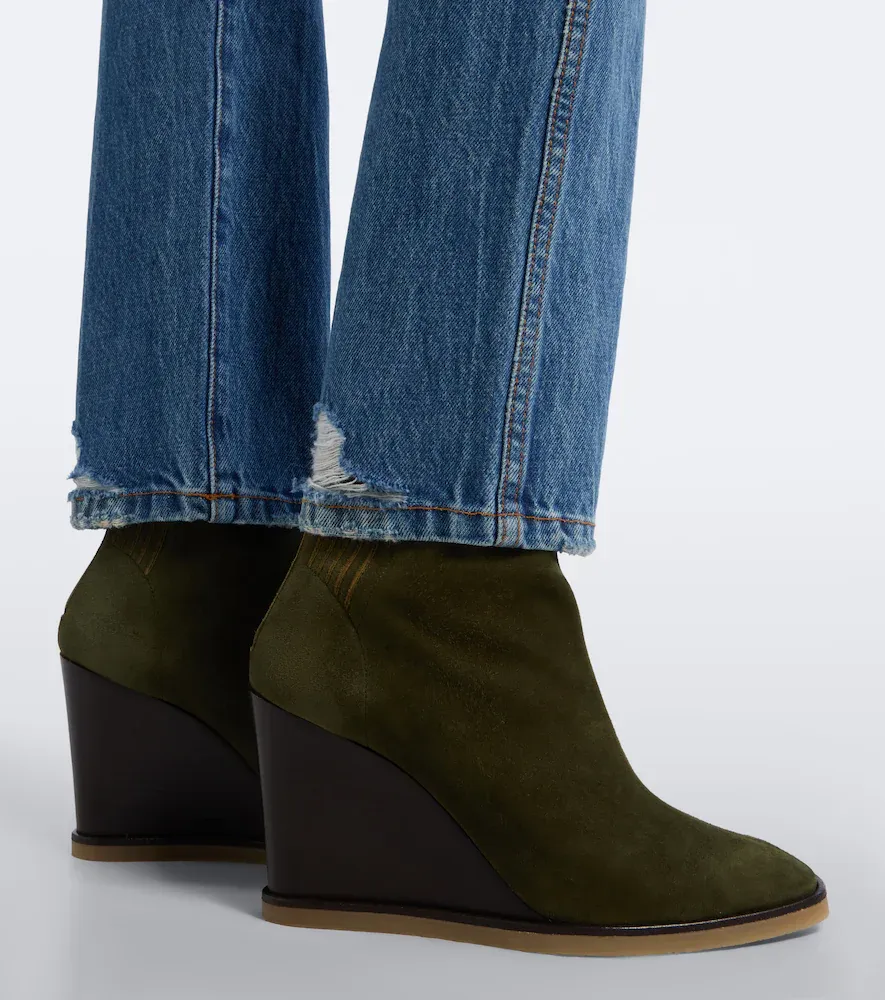 Aquazzura Saint Honoré suede wedge ankle boots | Thumbnail 5 Aquazzura Saint Honoré suede wedge ankle boots | Thumbnail 5