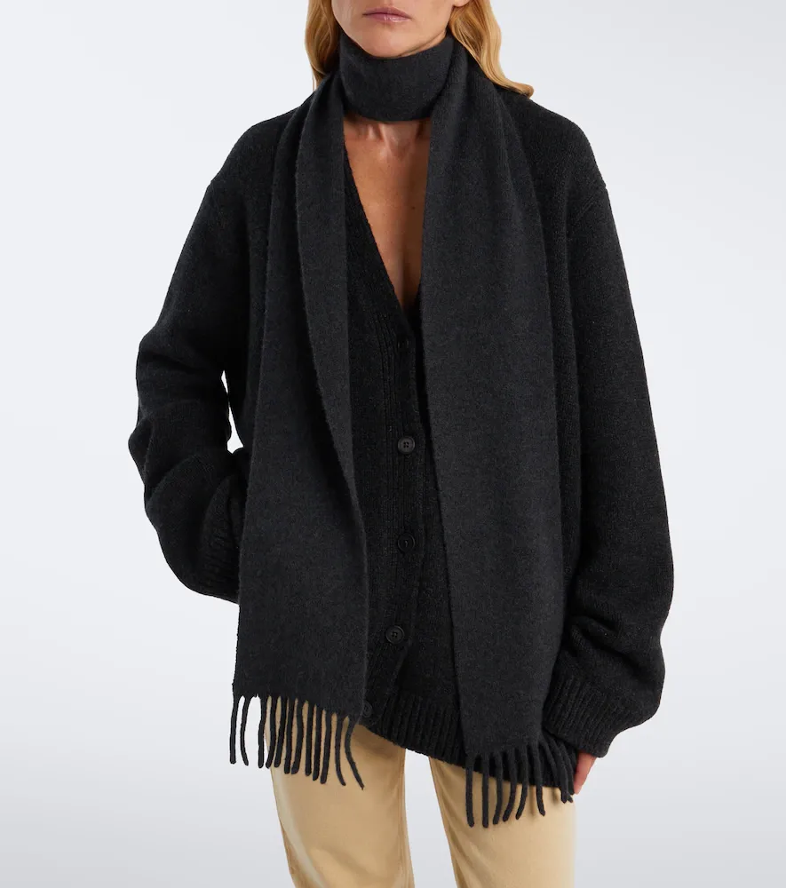 The Row Querta cashmere, alpaca, and silk scarf | Thumbnail 5 The Row Querta cashmere, alpaca, and silk scarf | Thumbnail 5