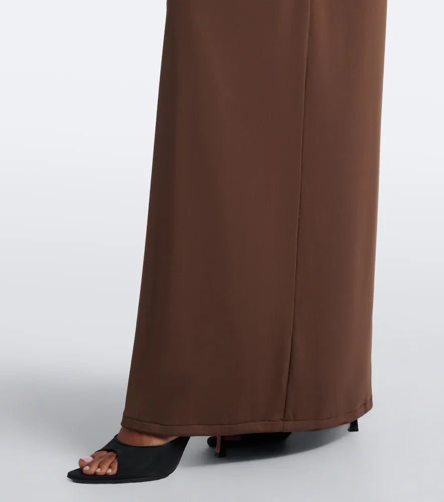 ADRIANA DEGREAS Halterneck jersey maxi dress | Thumbnail 4
