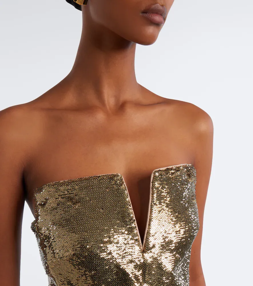 Roland Mouret Sequined bustier gown | Thumbnail 4 Roland Mouret Sequined bustier gown | Thumbnail 4