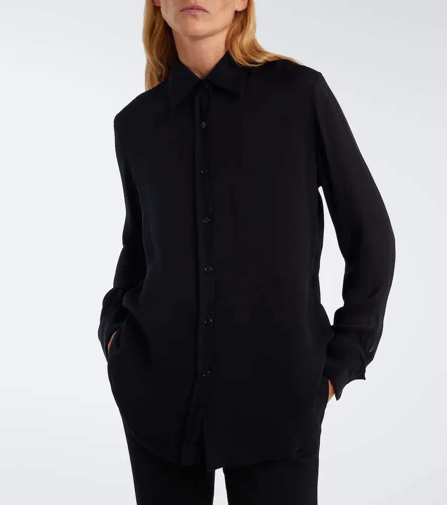 The Row Gilian silk shirt | Thumbnail 6 The Row Gilian silk shirt | Thumbnail 6