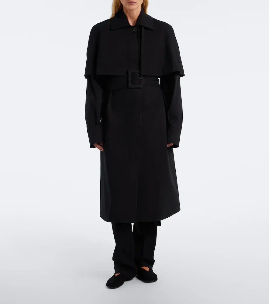 The Row Ayana caped cotton trench coat | Thumbnail 2 The Row Ayana caped cotton trench coat | Thumbnail 2