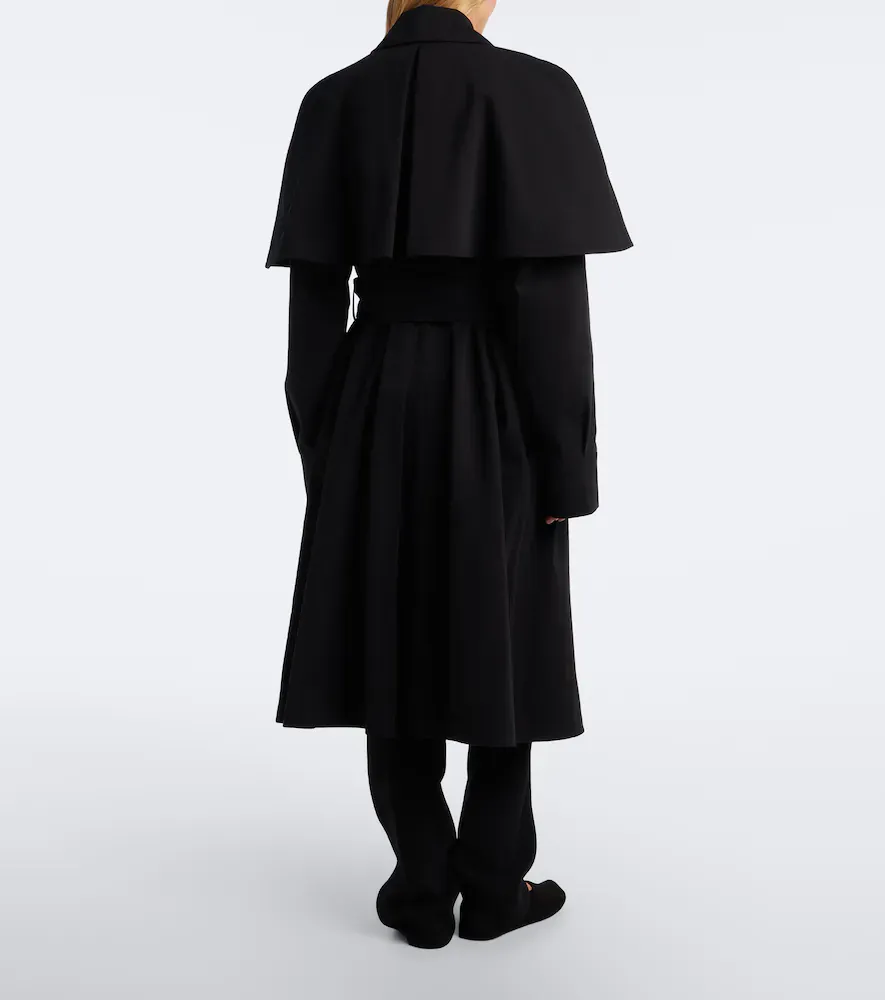 The Row Ayana caped cotton trench coat | Thumbnail 3 The Row Ayana caped cotton trench coat | Thumbnail 3