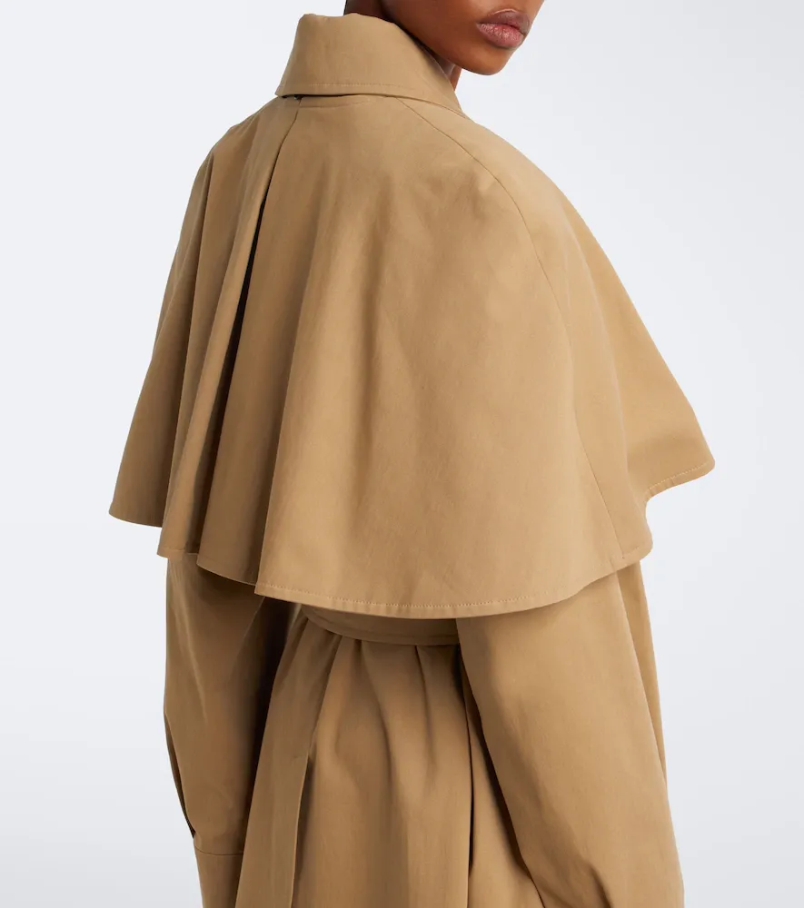 The Row Ayana caped cotton twill trench coat | Thumbnail 2