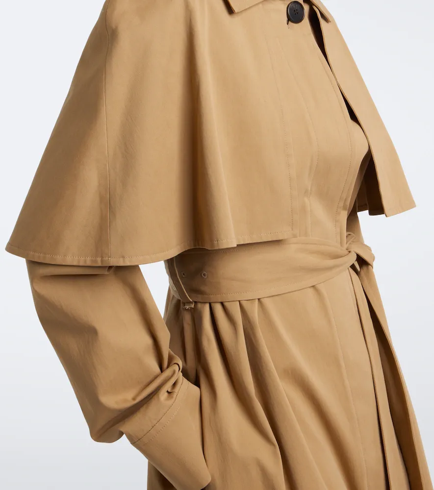 The Row Ayana caped cotton twill trench coat | Thumbnail 4