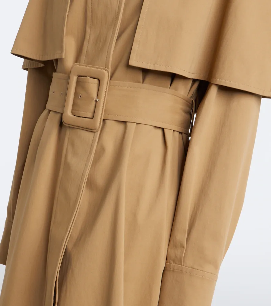 The Row Ayana caped cotton twill trench coat | Thumbnail 7